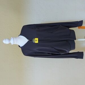 C9 by Champion Gray Duo Dry Full Zip Reflective Athletic/Track Jacket Size XXL